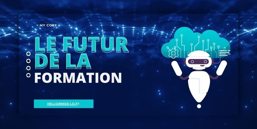 Illustration représentant la croissance des plateformes de formation digitale et leur impact sur l’apprentissage moderne
